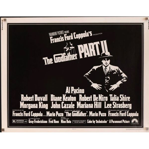 The Godfather Part II Original 1974 Vintage One Sheet Poster