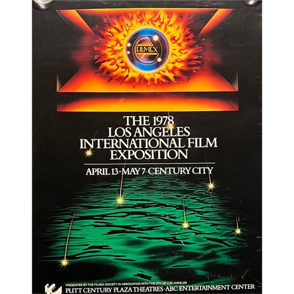 Film X Los Angeles International Film Exposition 1978 original poster