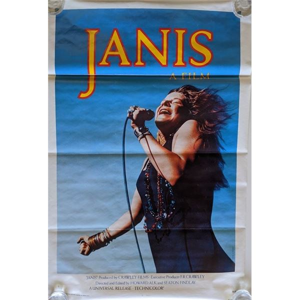 Janis 1974 original One Sheet Movie Poster
