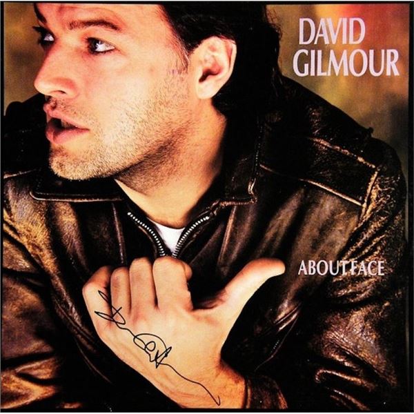 Pink Floyd's David Gilmour About Face signed album