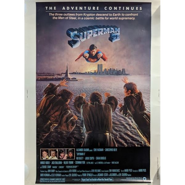 Superman II 1980 Original 30x40 Movie Poster