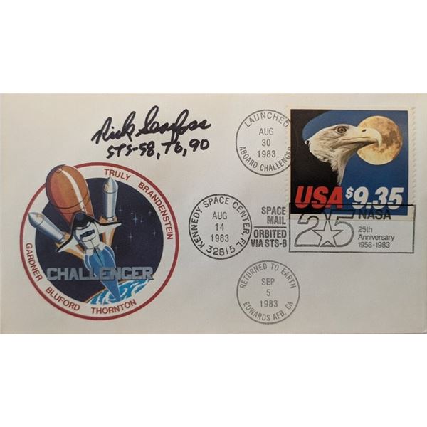 Richard A. Searfoss Signed NASA 25th Anniversary Challenger First Day Cover