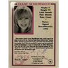 Image 2 : Diane Schumaker Bench Warmer Swimsuit Models 1992 Collector Card.