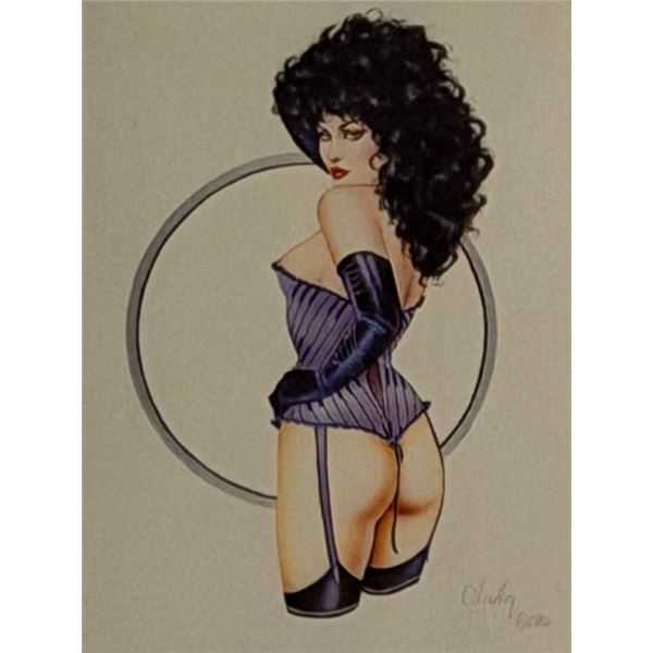 Artist Olivia DeBerardinis Pin Up 1992 Collector Card