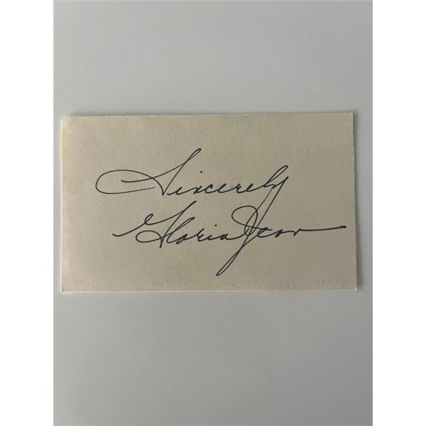 A Little Bit of Heaven Gloria Jean original signature