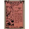 Image 2 : Artist Olivia DeBerardinis Pin Up 1992 Collector Card