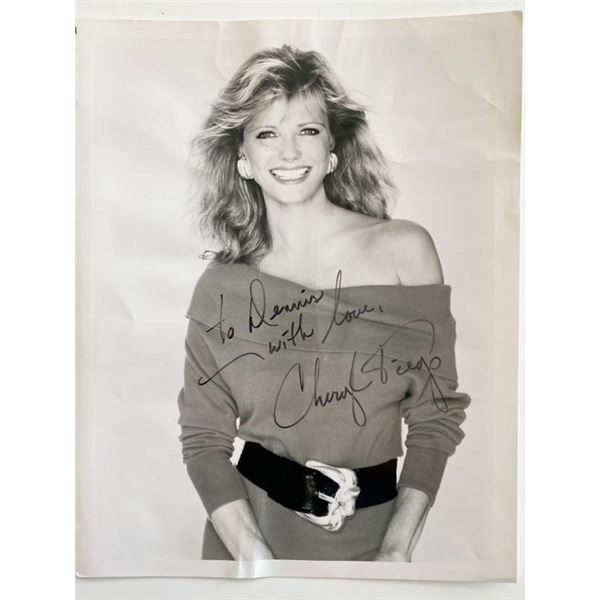 Supermodel Cheryl Tiegs signed photo