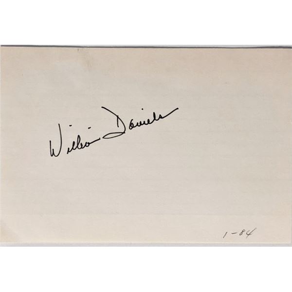 St Elsewhere William Daniels autograph
