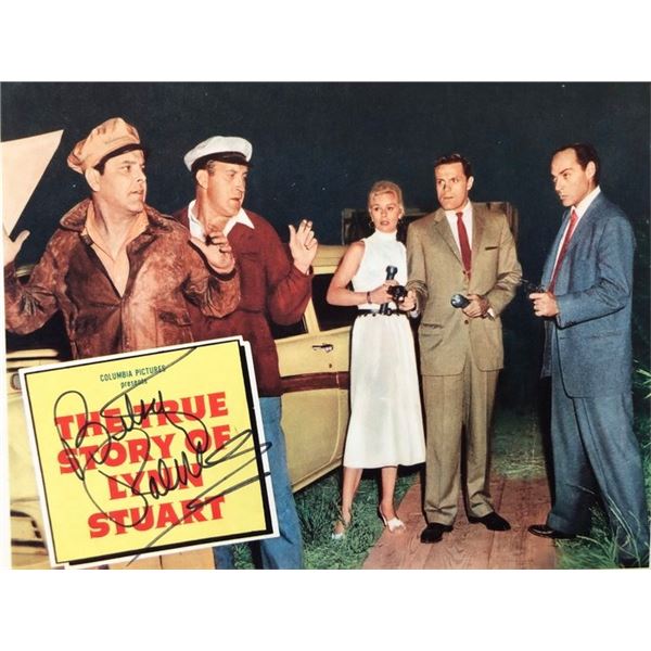 The True Story of Lynn Stuart signed lobby card