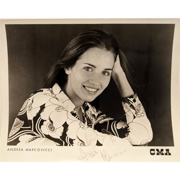 Andrea Marcovicci signed photo