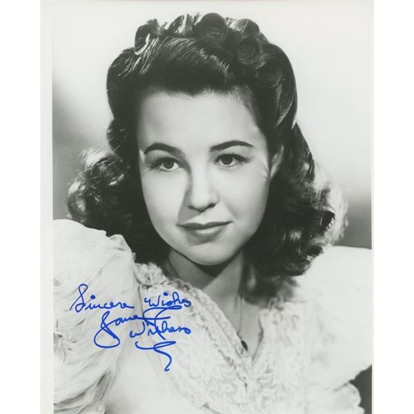 Little Miss Nobody Jane Withers signed photo