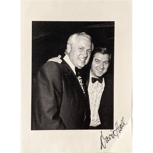 Oklahoma Governor David Hall signed photo