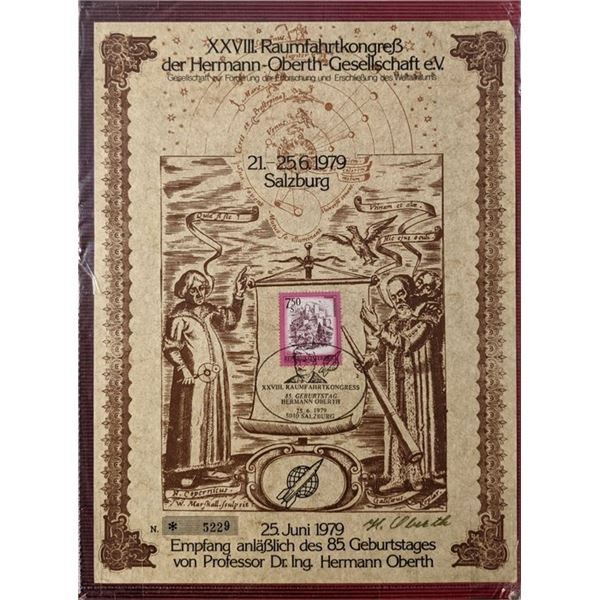 Dr. Hermann Oberth commemorative stamp