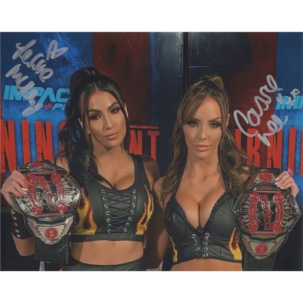 WWE as The Iconic Duo and later The IIconics The Iiconics Signed Photo