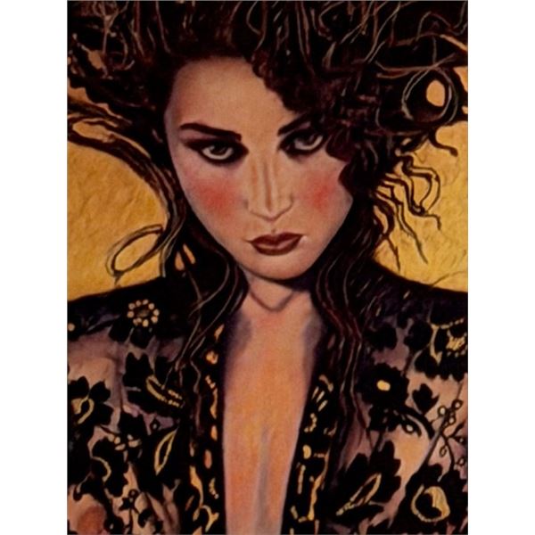 Artist Olivia DeBerardinis Pin Up 1992 Collector Card