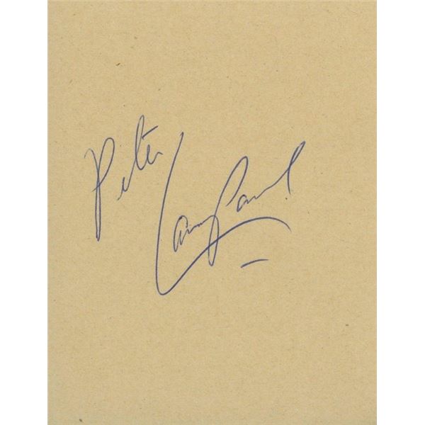 Sergeants 3 Peter Lawford signature cut. GFA Authenticated