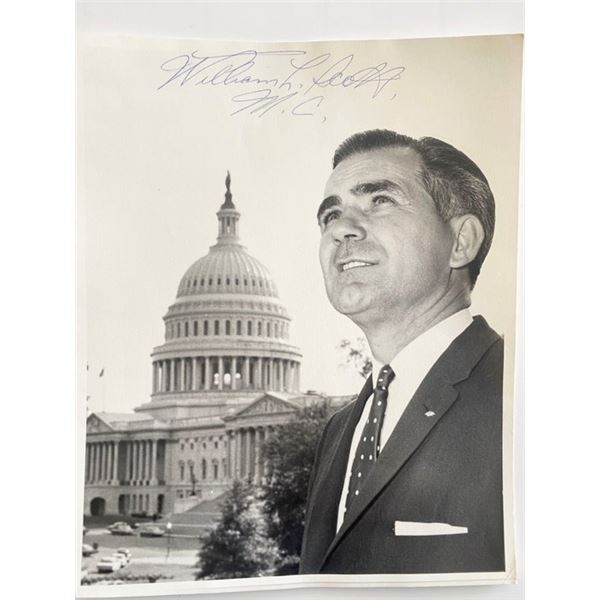 Senator William L. Scott signed photo