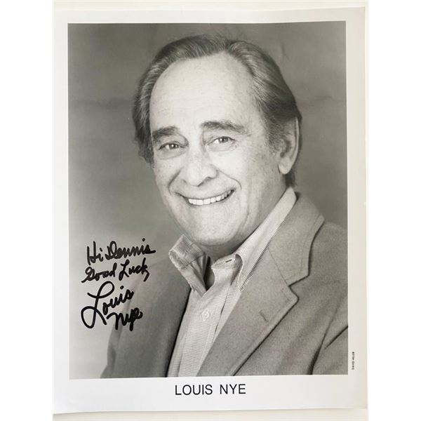 The Jack Benny Program Louis Nye signed photo