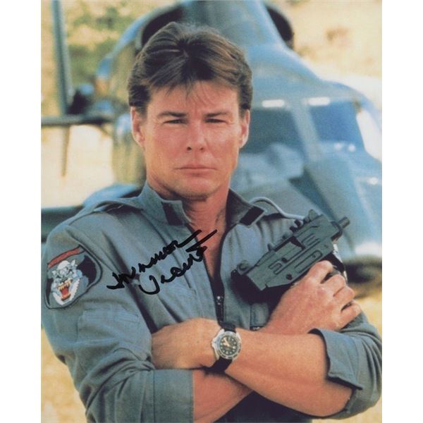 Airwolf Jan Michael Vincent signed photo