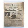 Image 1 : Chicago Sun-Times Original 1981 Vintage Newspaper