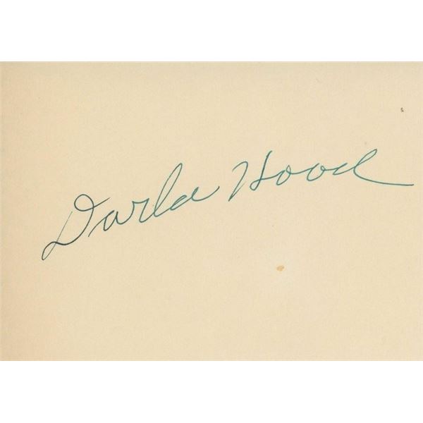 Our Gangs Darla Wood signature cut. GFA Authenticated