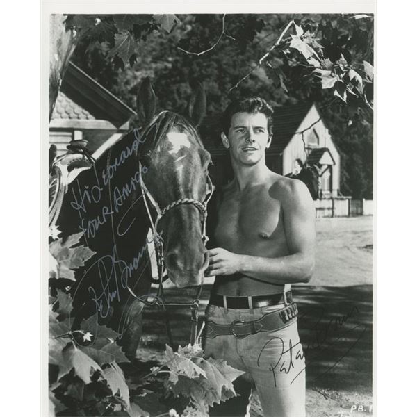 Lawman Peter Brown signed photo