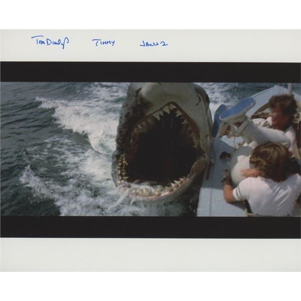 Jaws 2 signed movie photo