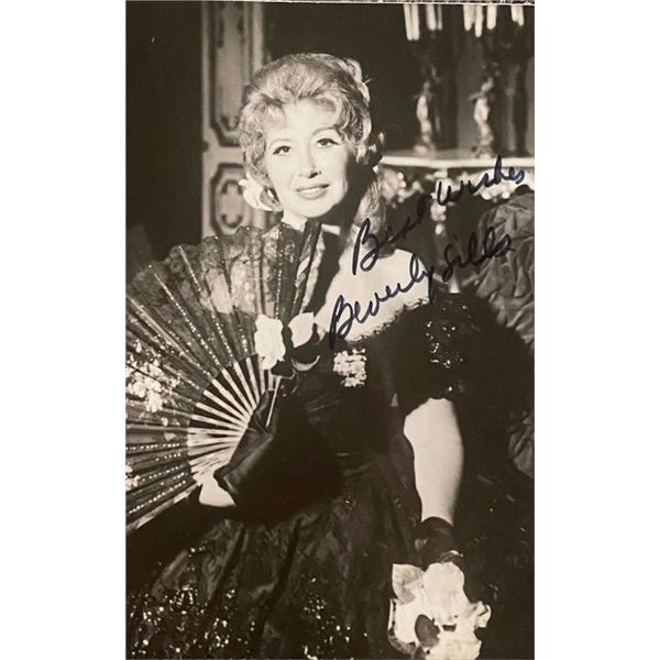 Beverly Sills signed photo