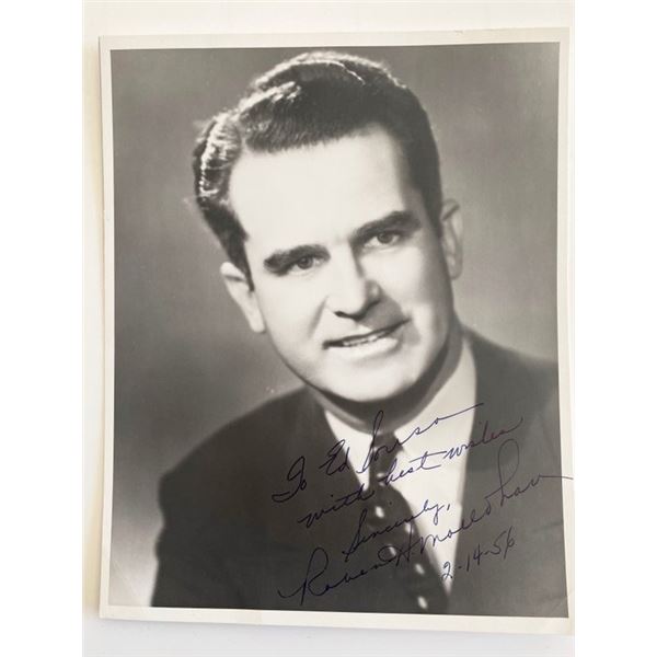 Robert H. Mollohand signed photo