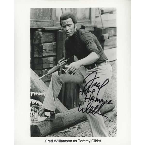 Hell Up in Harlem Fred Williamson signed movie photo