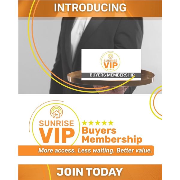 Sunrise VIP Membership