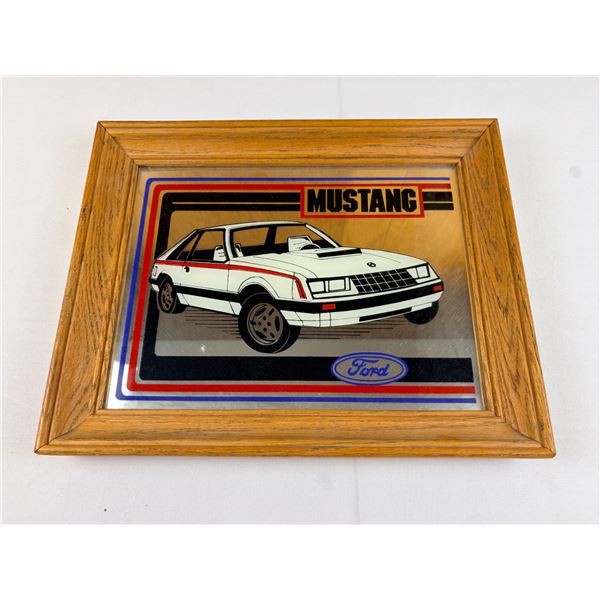 Mirrored Mustang Art Piece