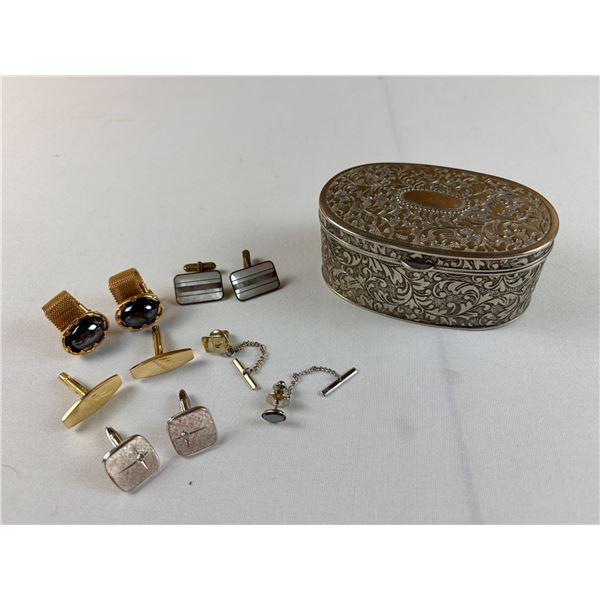 Cufflinks & Elegance Trinket Box