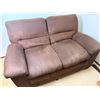 Image 1 : Faux Suede Loveseat