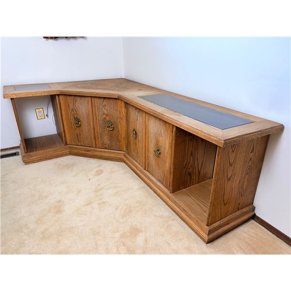 Corner Entertainment Stand