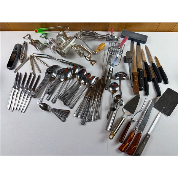Assortment of Kitchen Utensils