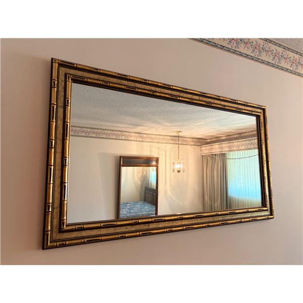 Black & Gold Wall Mirror