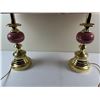 Image 2 : Pair of Pink Table Lamps