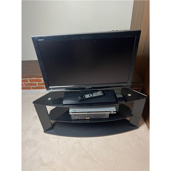 Sharp Aquos 32"TV with Stand & Players