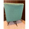 Image 3 : Retro Teal Swivel Chair