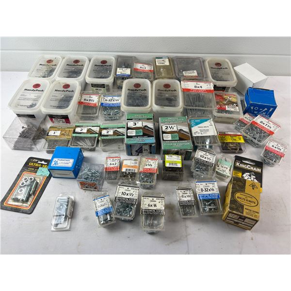 Assortment of Screws & Hardware