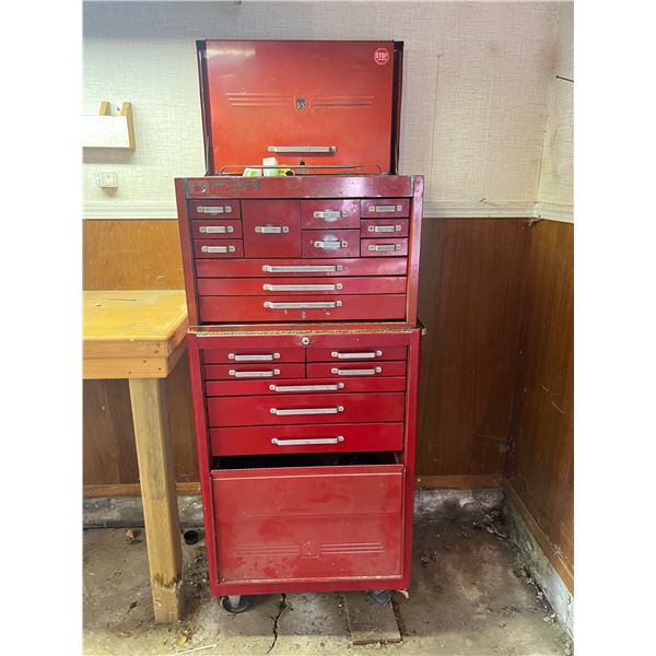 Stacking Tool Chest with Content