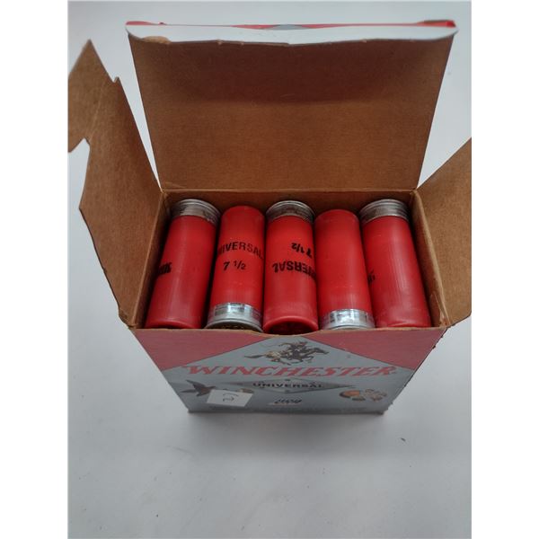 WINCHESTER 12ga, 2 3/4, #7 1/2 Shot Ammunition (C2)