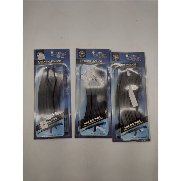 Three Kraken Police Mags (C2)
