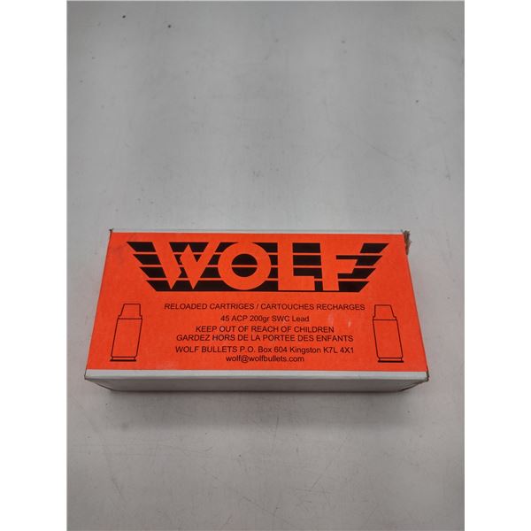 Wolf 45 acp Ammunition (C69)