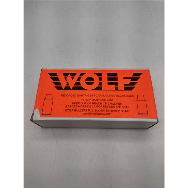 Wolf 45 acp Ammunition (C69)