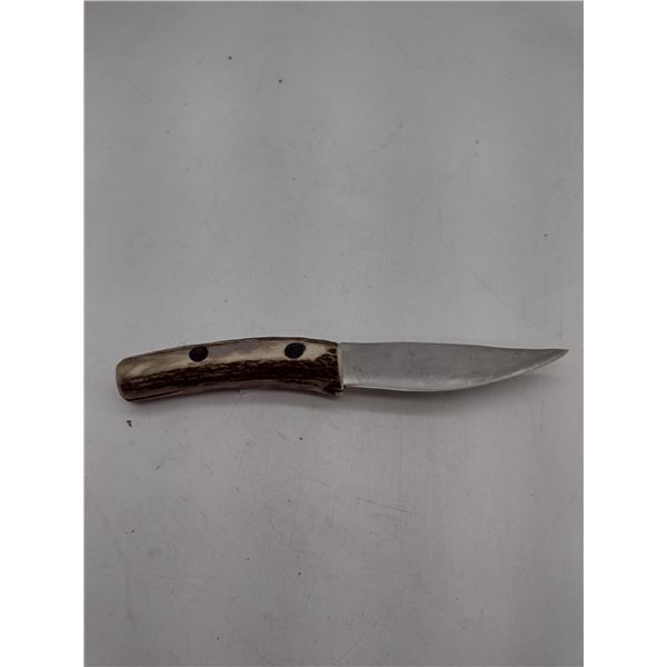 Handmade Antler Scale Hunting Knife (C53)