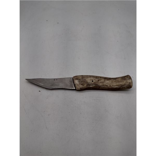 Handmade Antler Scale Hunting Knife (C53)