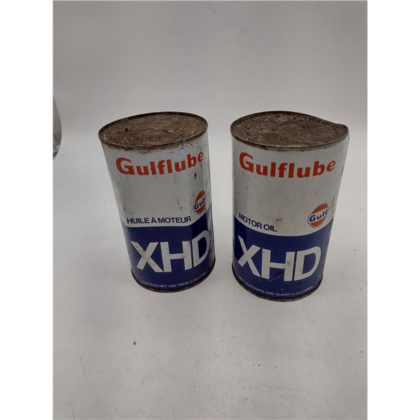 Two Quart Gulf Motor Oil (C2)