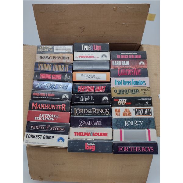 Box of 30 VHS Tapes (C53)